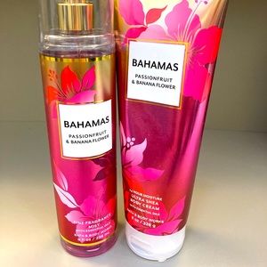 Bath & Body Works Bahamas spray and lotion combo - new